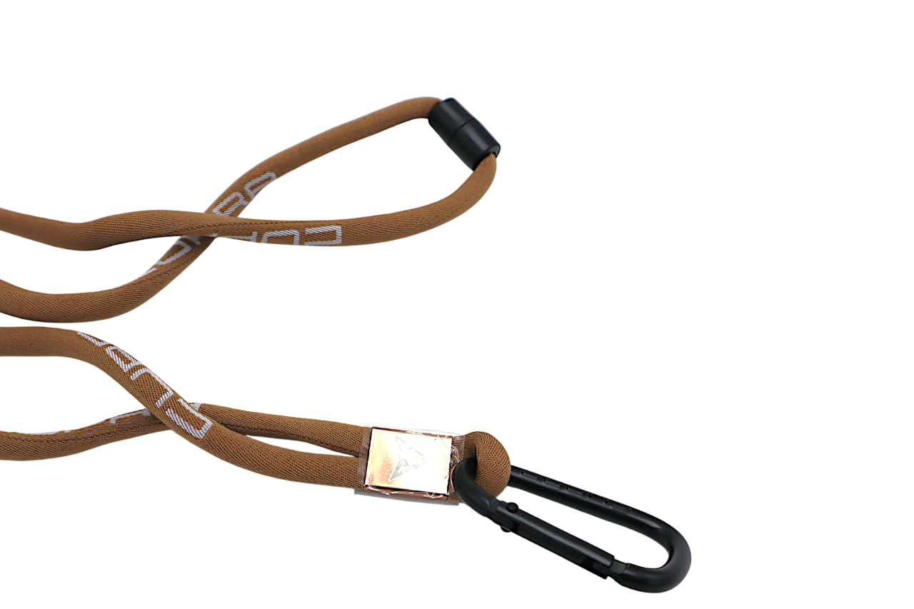 Original Seat Cupra Lanyard Schlüsselband Schlüsselanhänger Karabiner Tabakbraun